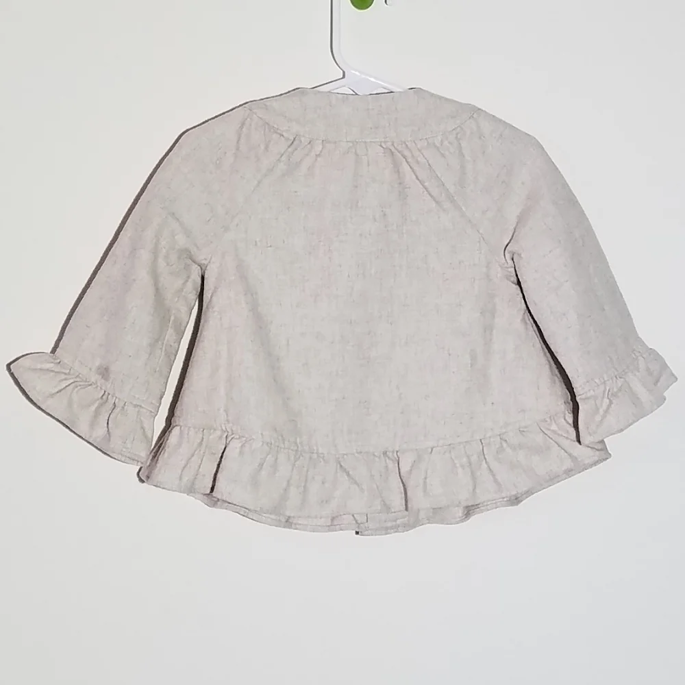 Janie and Jack Wool Blend Lined Jacket 6-12m